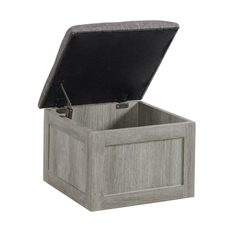 Uster Coffee Table W/Four storage Stools Grey