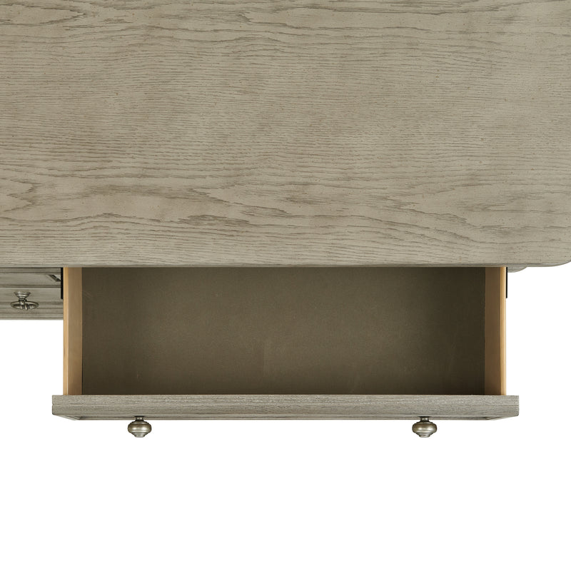 Whit-Ash Panel Bedroom Set with Door Chest