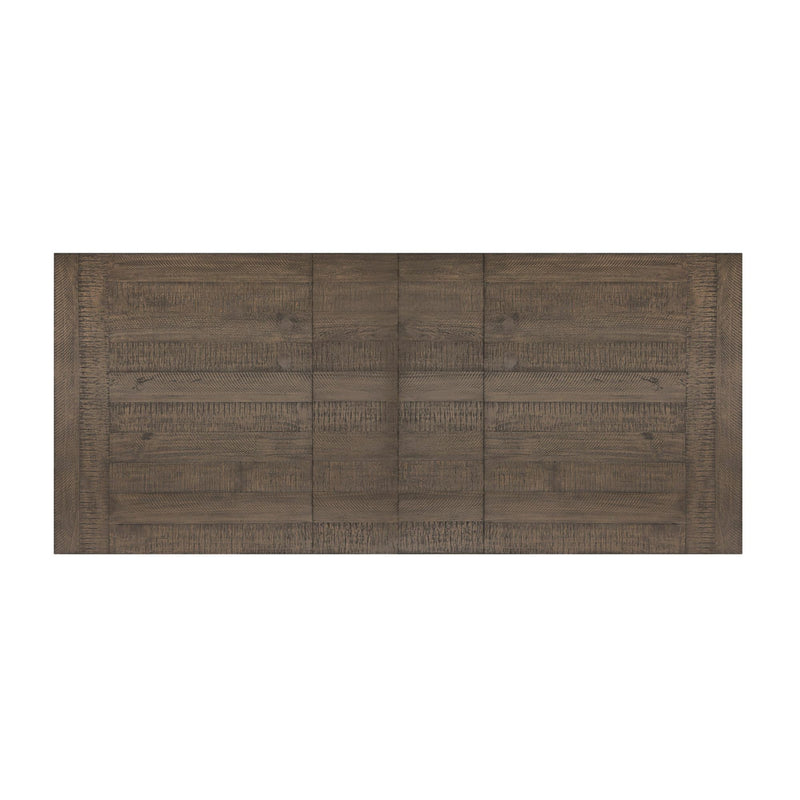 Yellowstone Dining Table with 2x12" Leaves in Medium Brown