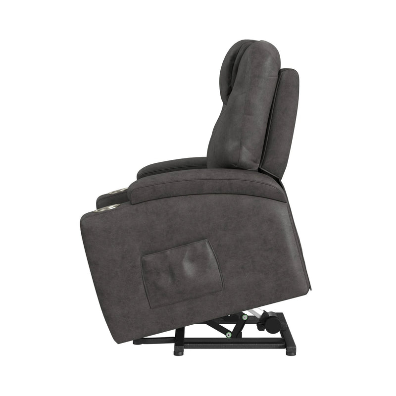Kenmore P1 Lift Chair with Heat Massage in Simba DK Grey