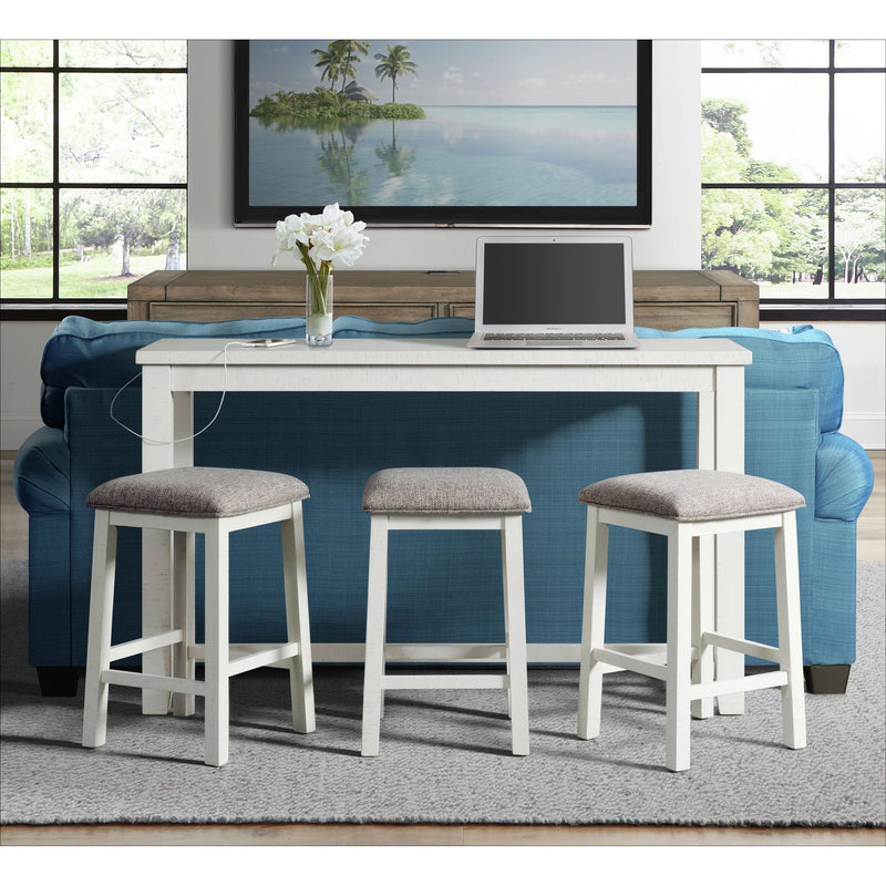 Stone Occasional Bar Table Single Pack (Table + Three Stools)