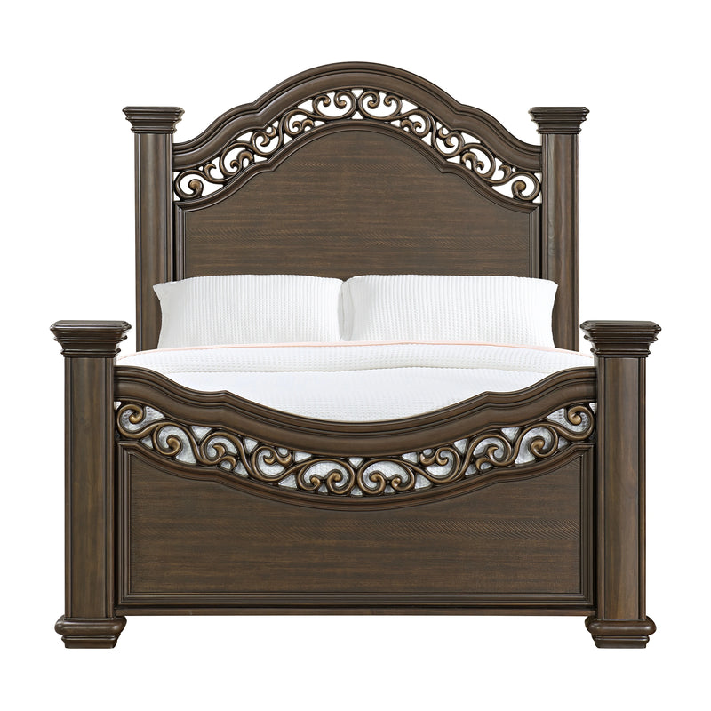 Brunswick Panel Bed in Mahogany
