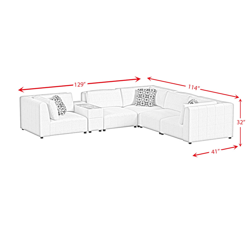 Zandara Modular Set in Olefin Beige
