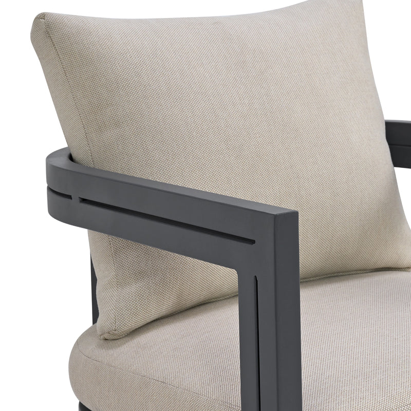 Playa Dining Set in Dark Grey