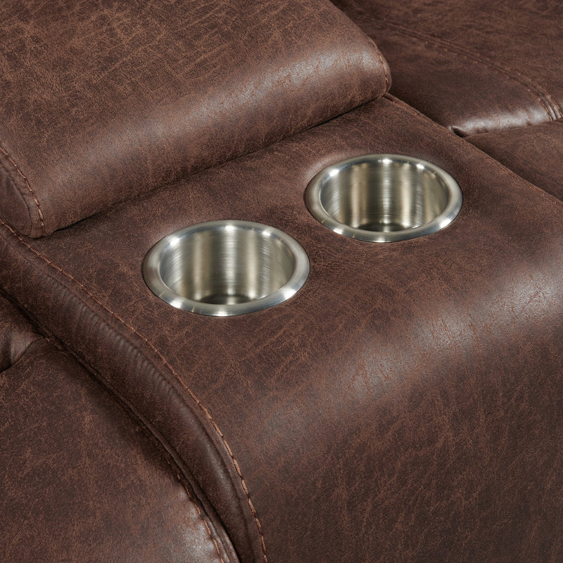 Atlantis Living Room Set in Heritage Brown