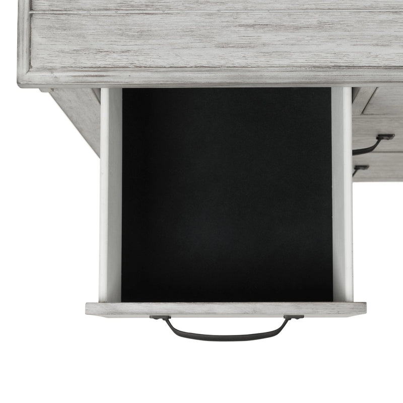 Scott Platform Storage Bedroom Set White Finish