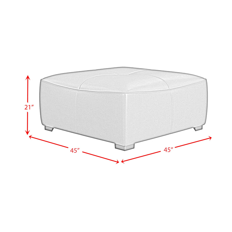 Blake Modular Ottoman in Pebble Tan