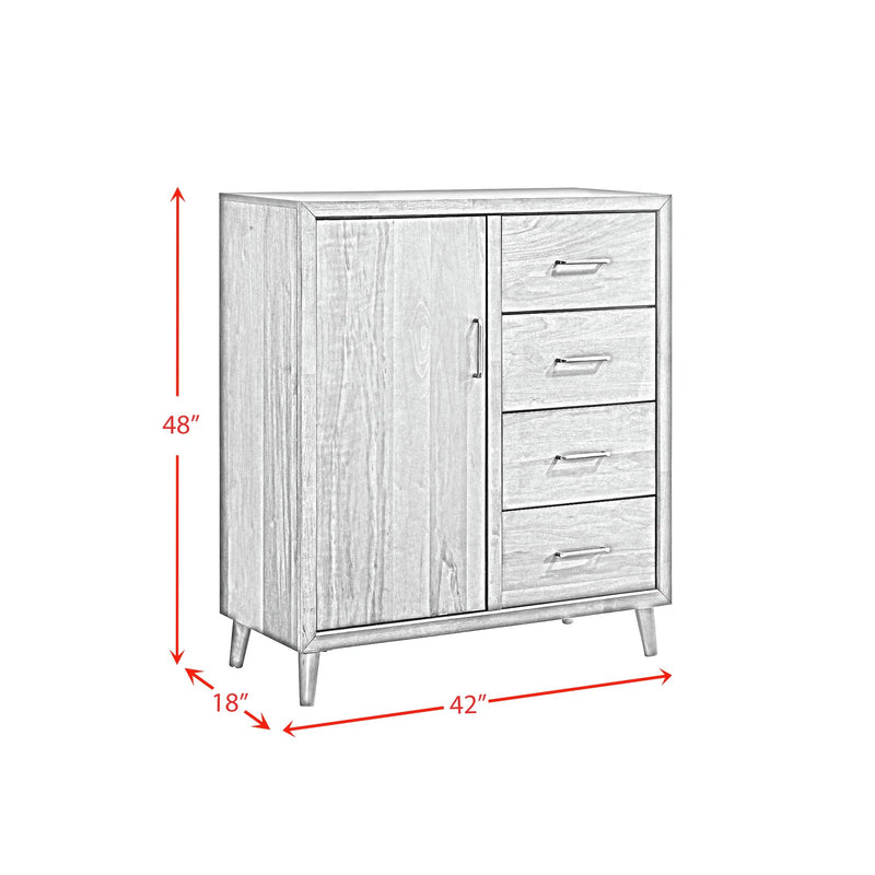 Malibu Panel Bedroom Set in Walnut
