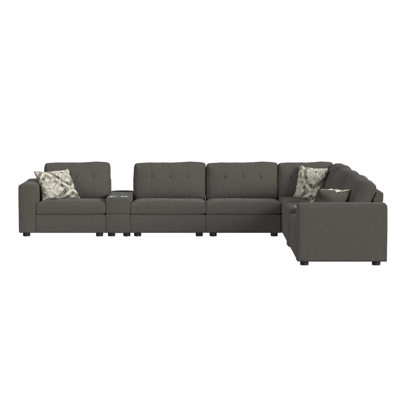 Options One Living Room Set in Palmer Plus Ash
