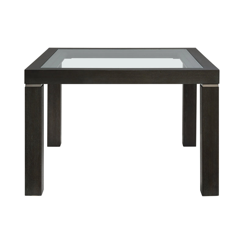 Elodie Counter Table with Glass in Charcoal