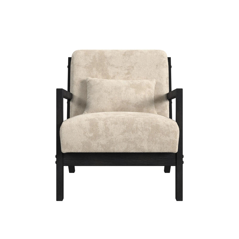 Marina Chair with Kidney Pillow and Brushed Espresso Finish