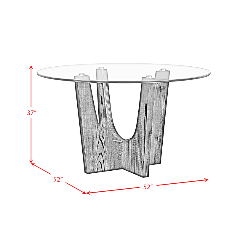 Oregon 5PC Dining Set in Black