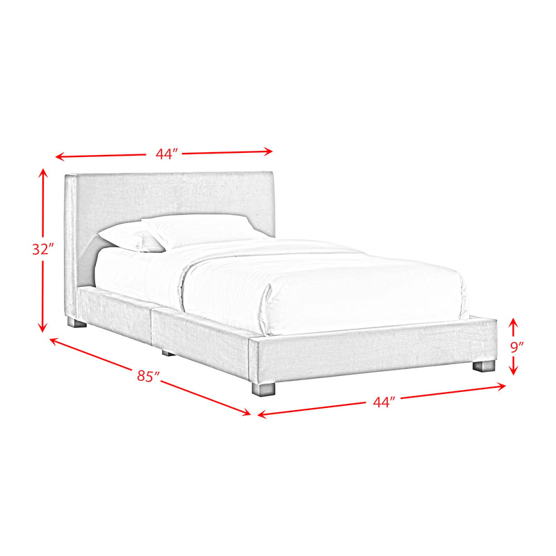 Brookhaven UPH Bed in Grey Velvet