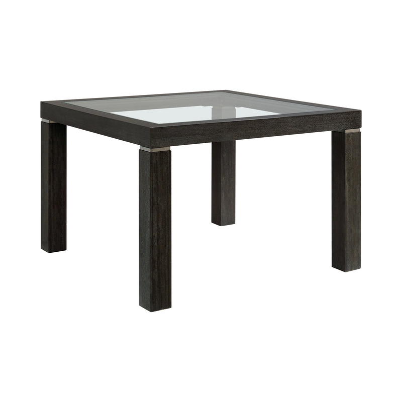 Elodie Counter Table with Glass in Charcoal