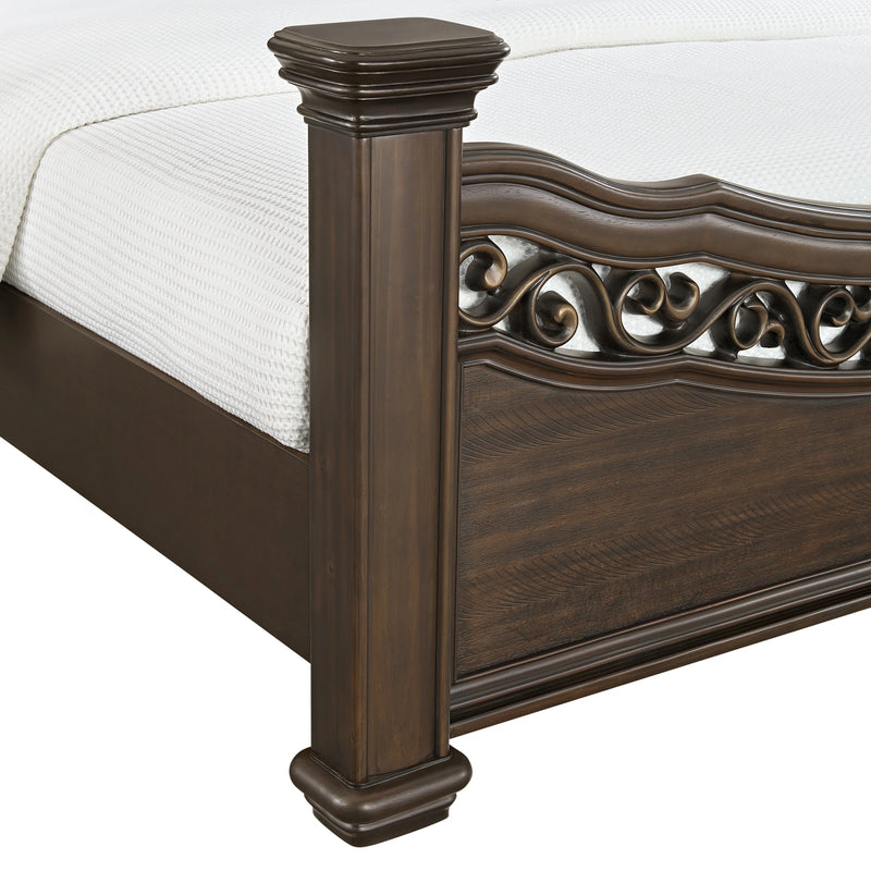 Brunswick Panel Bed in Mahogany
