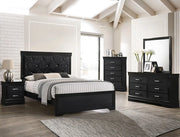 Crown Mark Amalia Nightstand in Black image