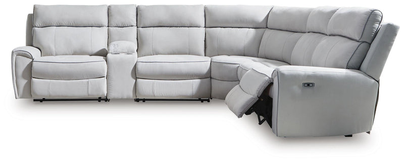 Grafton Pike Reclining Sectional with Storage Console