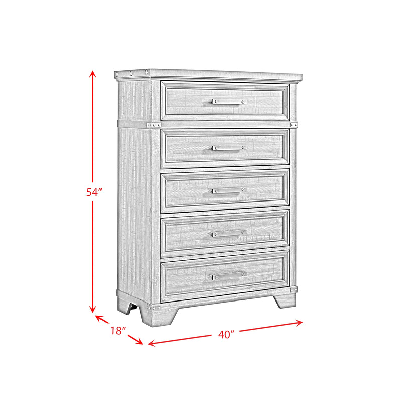 Colorado City Storage Bedroom Set in Charcoal