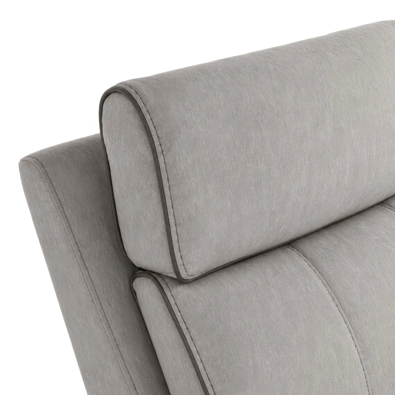 Jackpot P1 Loveseat W/Console in Explore Light Grey