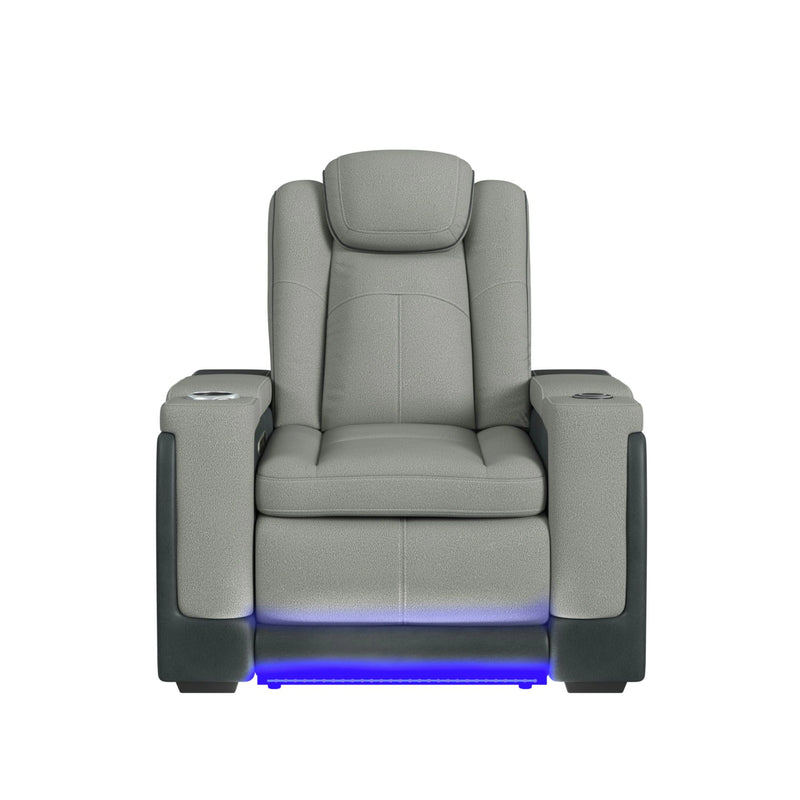 Lantana Power Motion Recliner with Power Headrest, Led, Wireless Charger and Cup Holder