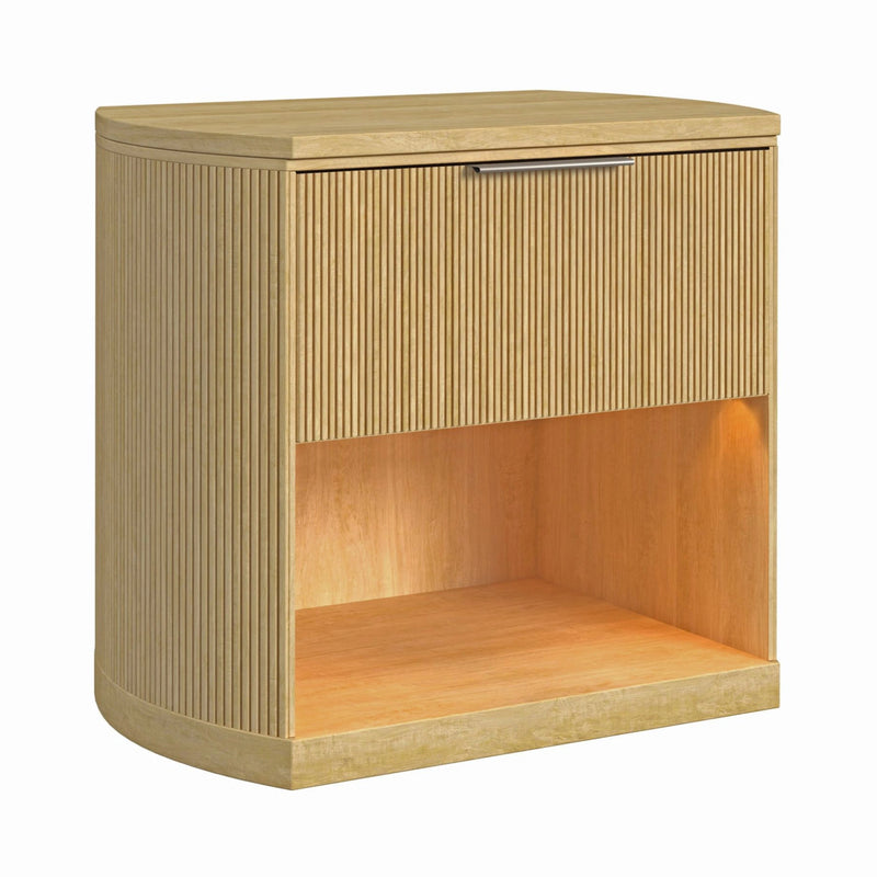 Sylvie 1-Drawer Nightstand with Touch Light LED