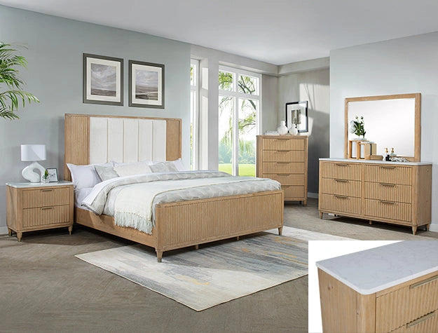 Kara Night Stand-Cerused Natural