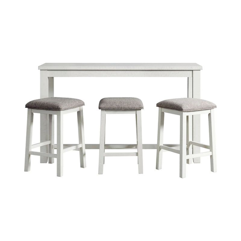 Stone Occasional Bar Table Single Pack (Table + Three Stools)