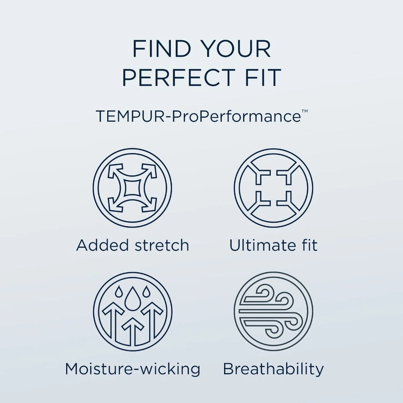 Tempur-Pedic ProPerformance Pillowcase Set - Sleepy Blue