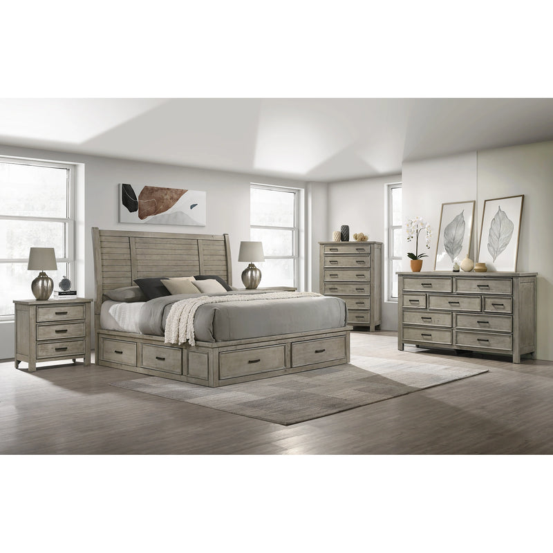 Sullivan Storage Bedroom Set with 2 Nightstands