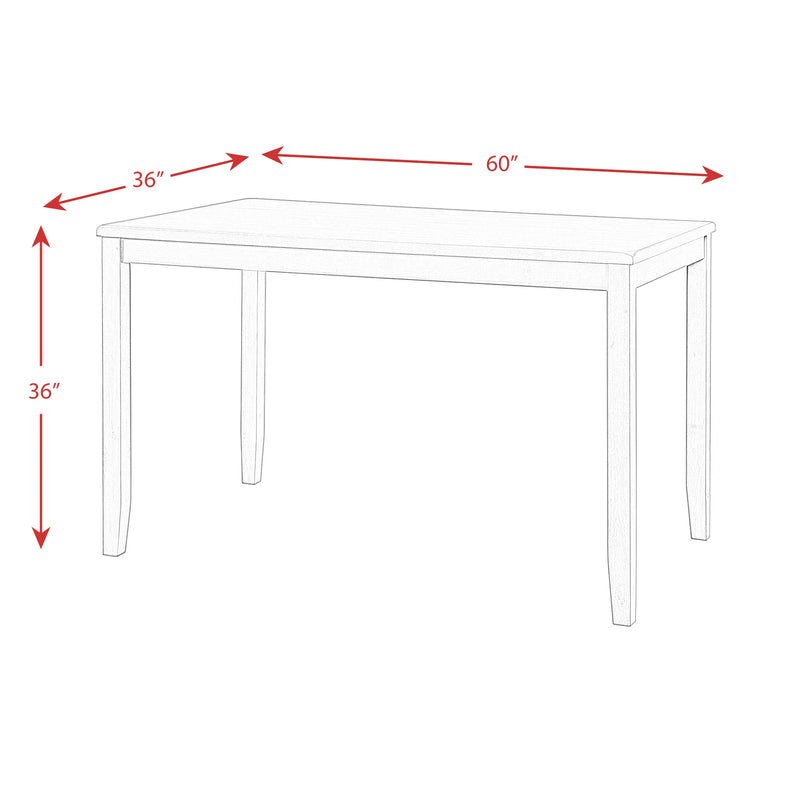 Alex 60" 7PC Dining Set