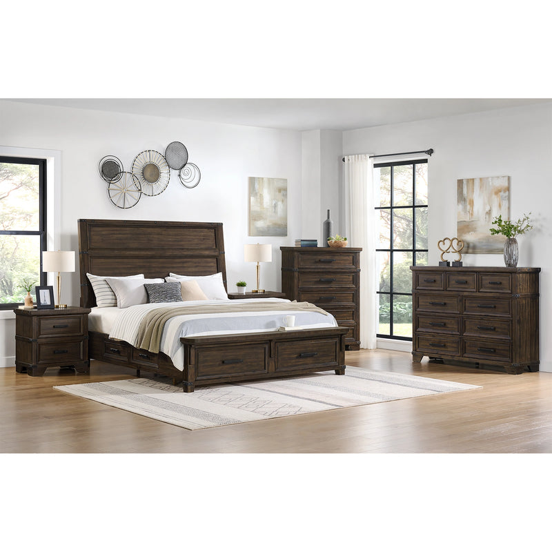 Colorado City Storage Bedroom Set in Charcoal