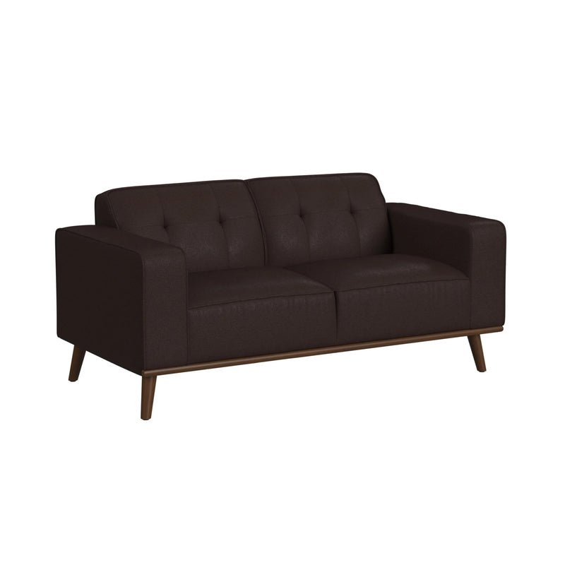 Destiny Living Room Set in Pebble Brown