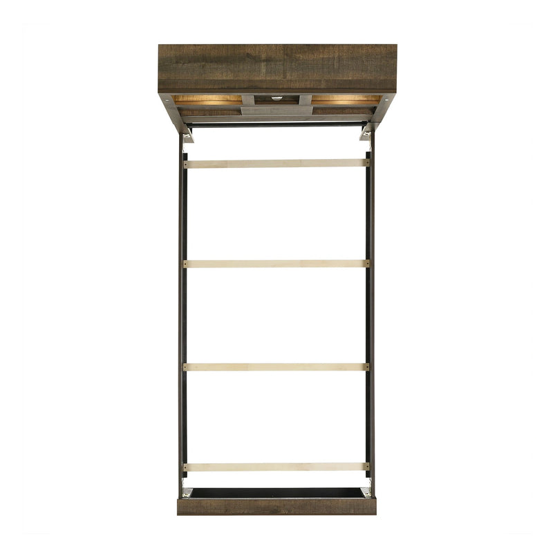 Bailey Bookcase Panel Bedroom Set with 2 Nightstands