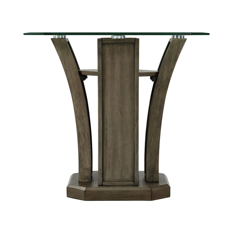 Dapper Square End Table Grey