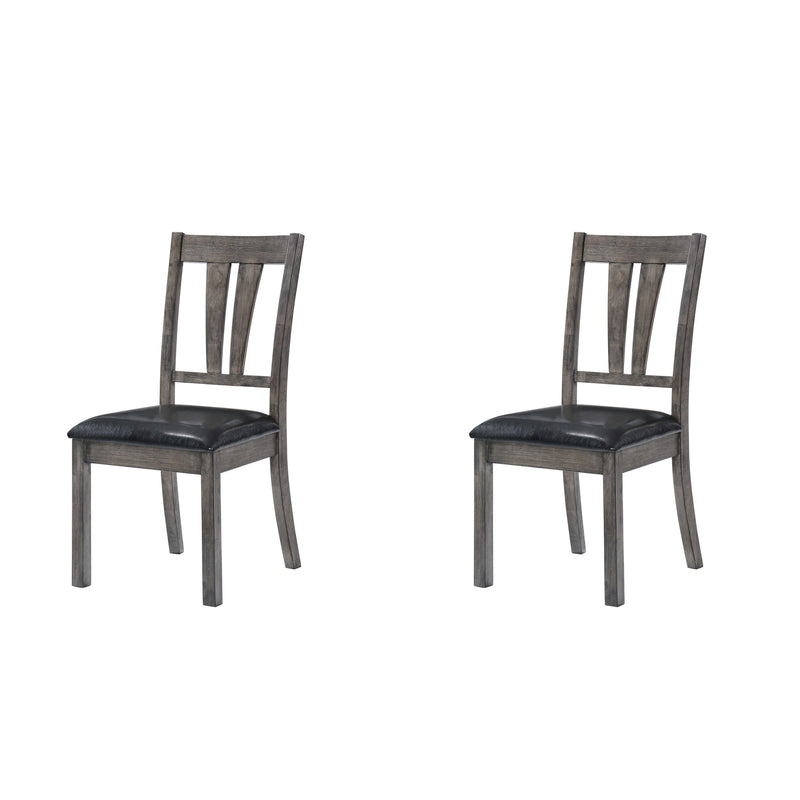 Nathan Fan Back Chair W/Pu Seat (2 Per Pack)