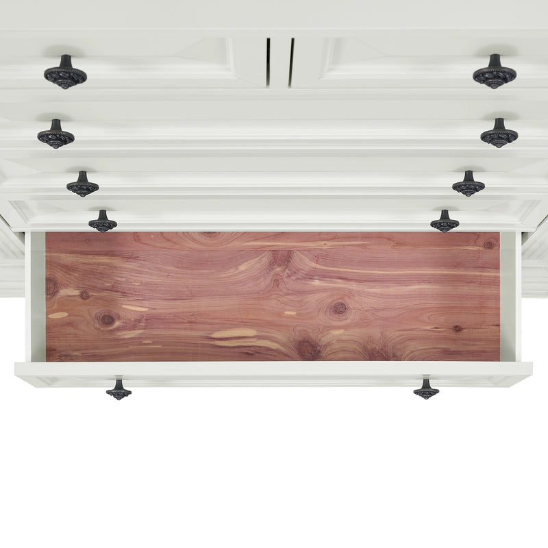 Bridgestone 7-Drawer Dresser in Antique White