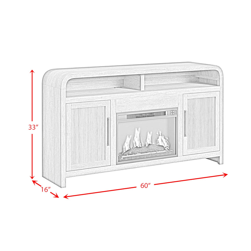 Ridgemont Complete 60" Fireplace Cabinet - Single Pack