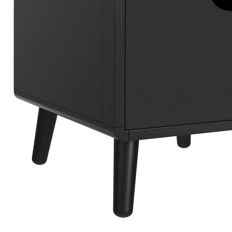 Halo Smart Occasional Table Set in Black
