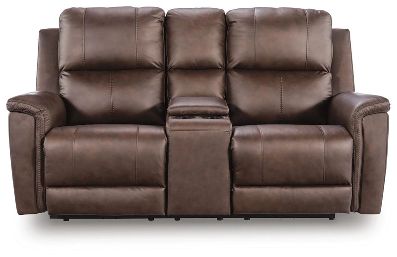 Beryton Power Reclining Loveseat with Console