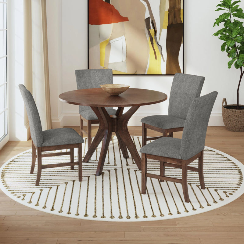 Santa Barbara Dining Set in Walnut