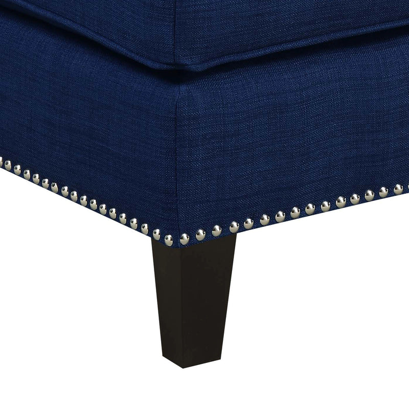 Erica 497 Ottoman W/Chrome Nail (ISTA 3)