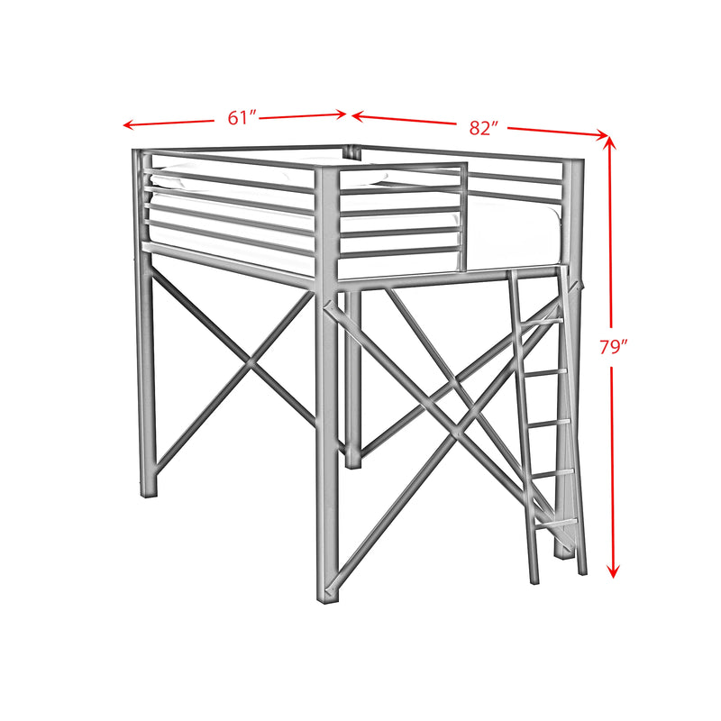 Talia Full Loft Bunk and Ladder