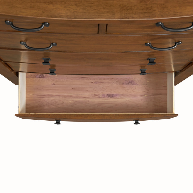 Gage Sleigh Storage Bedroom Set in Chestnut