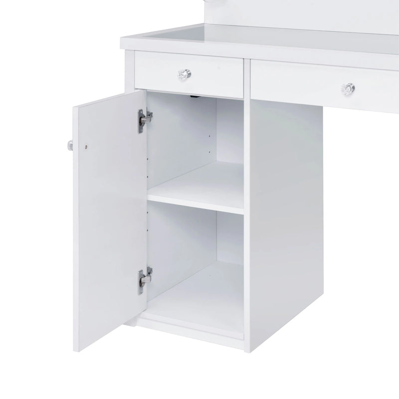 Amia Complete Dressing Table with Lightbulbs