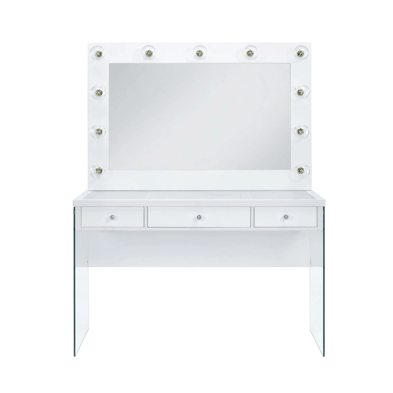 Jacey Complete Dressing Table with Lightbulbs