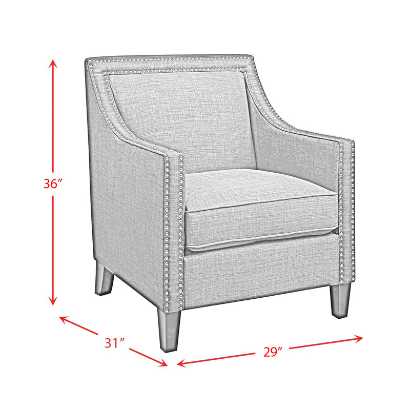 Erica 497 Chair w/Chrome Nails