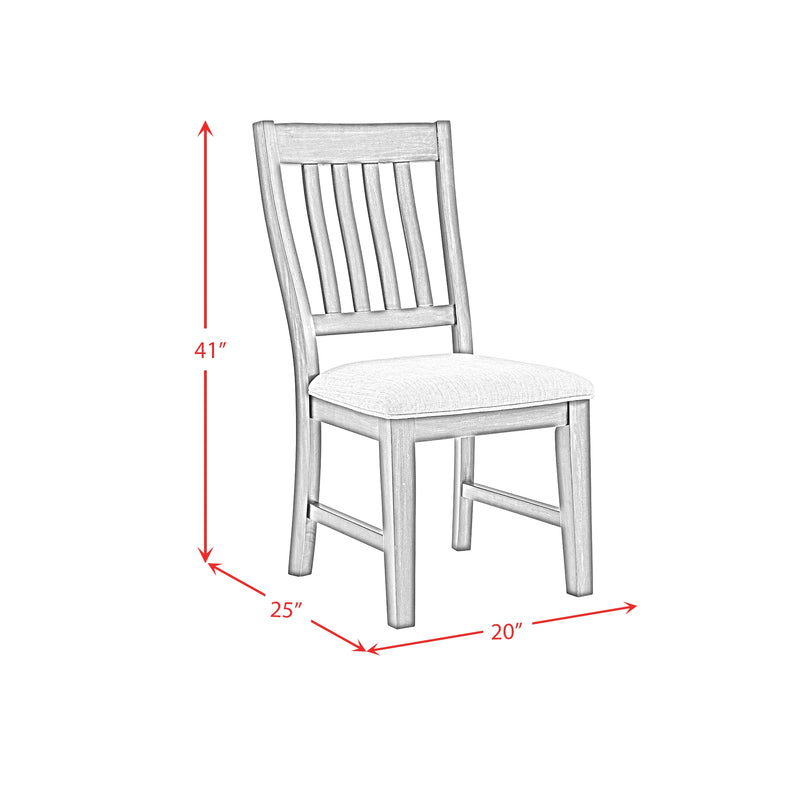 Montrose Dining Side Chair with Light Grey Fabric in Espresso (2 Per Carton)