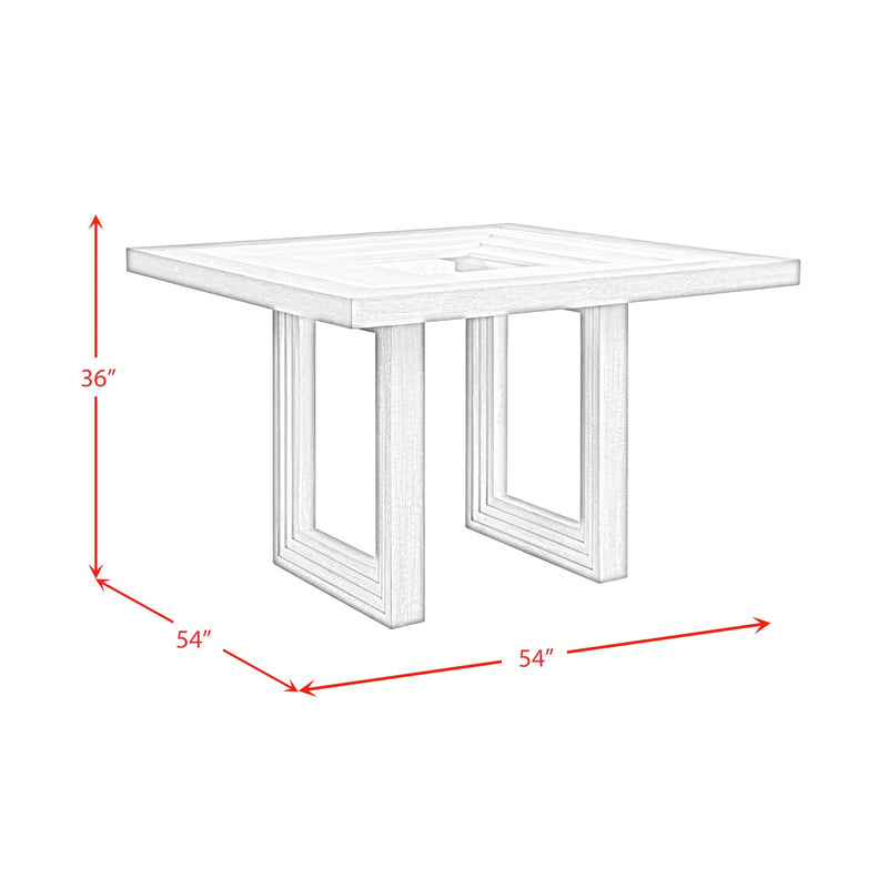 Avalanche Dining Set in Antique White