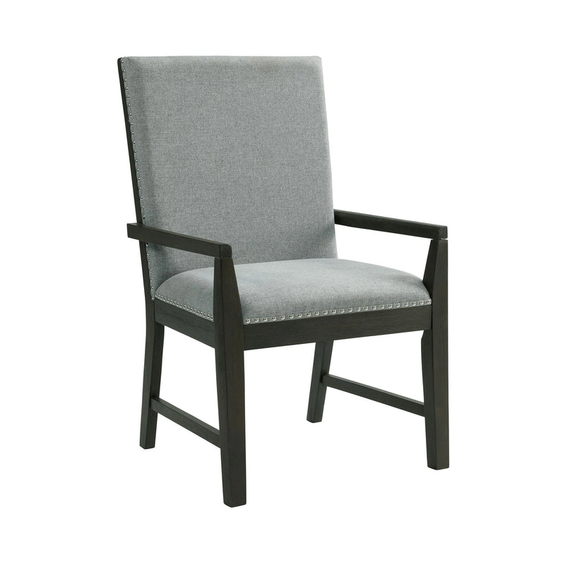 Donovan Upholstery Arm Chair Dark (2 Per Pack)