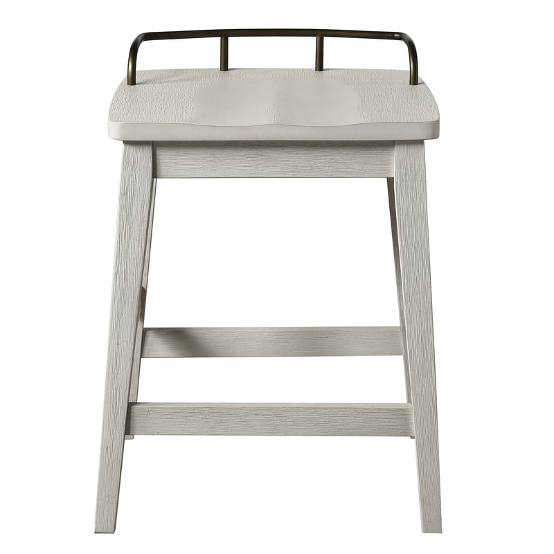Steve Silver Pendleton Counter Stool in Ivory (Set of 2)